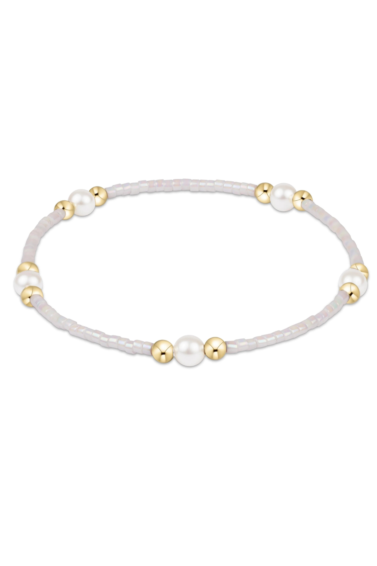 Hope Purpose Pearl Bracelet - Silky White | enewton enewton