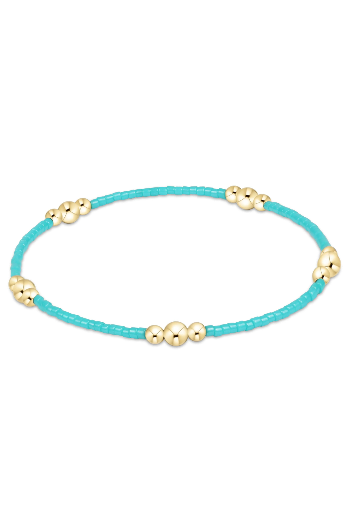 Hope Purpose Gold Bracelet - Turquoise | enewton enewton