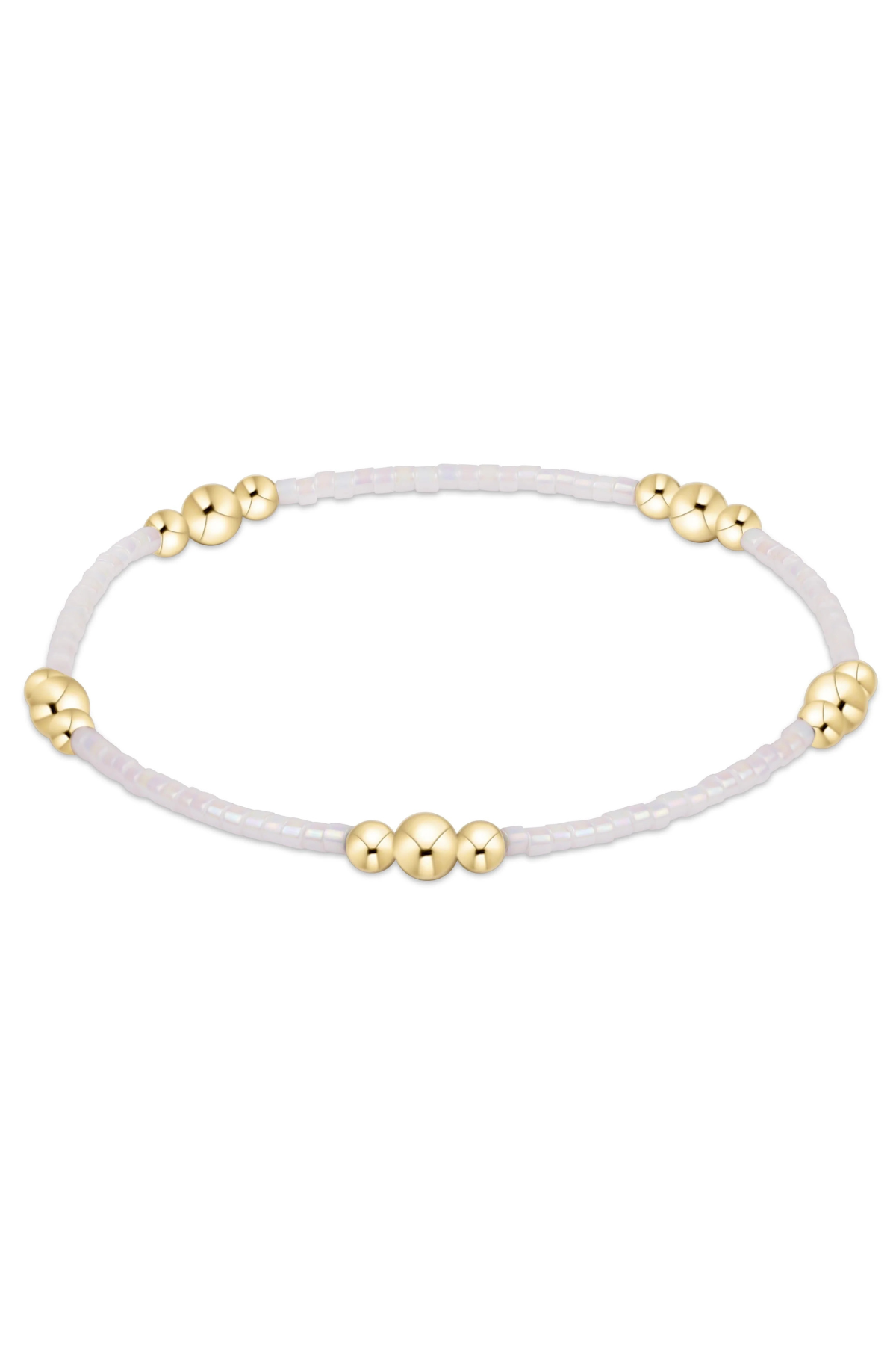 Hope Purpose Gold Bracelet - Silky White | enewton enewton