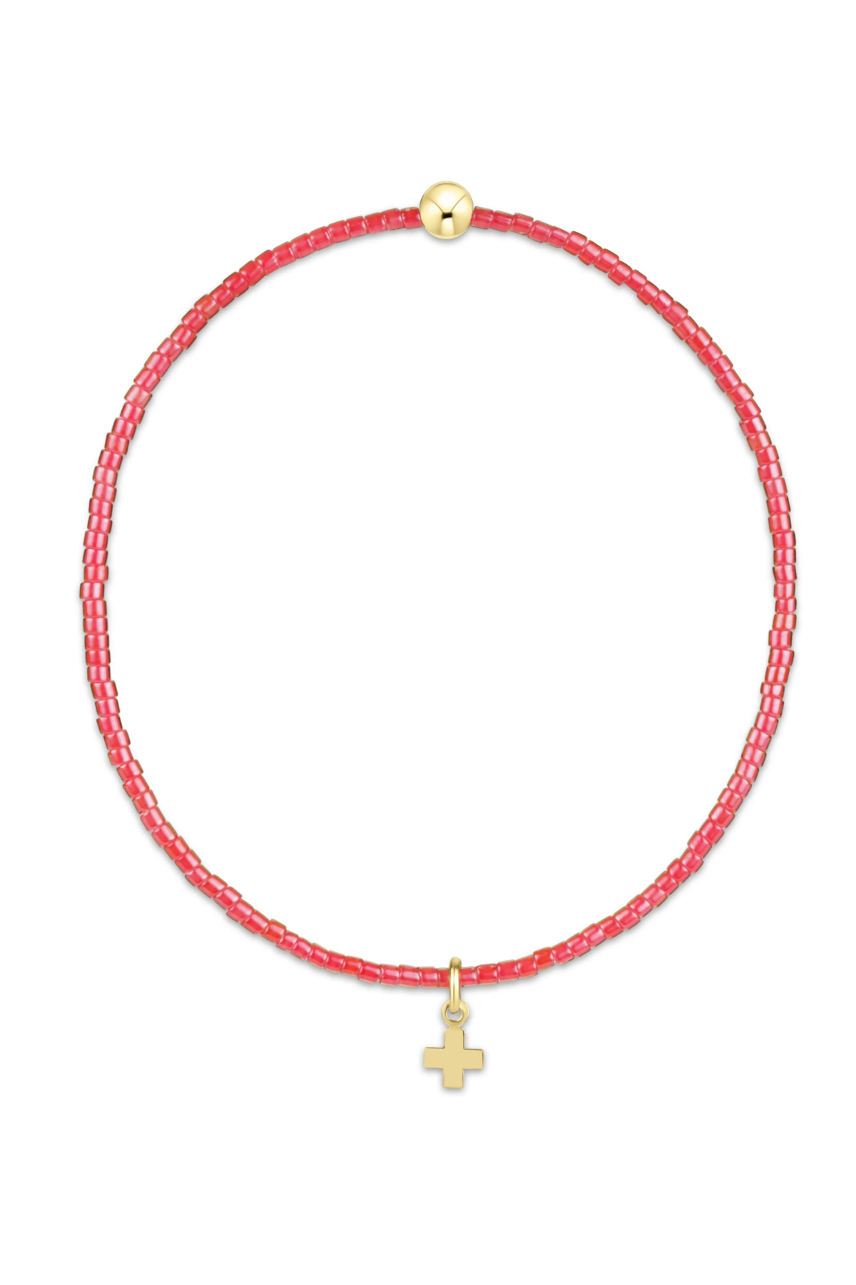Hope Classic Sherbert Bracelet - Signature Cross Small Gold Charm | enewton enewton