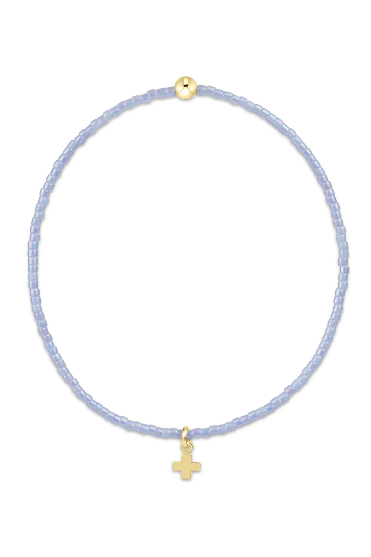 Hope Classic Ocean Mist Bracelet - Signature Cross Small Gold Charm | enewton enewton