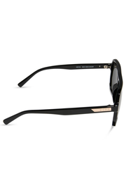 Cameron Navigator Sunglasses in Black Grey Polarized | Diff Eyewear Diff Eyewear