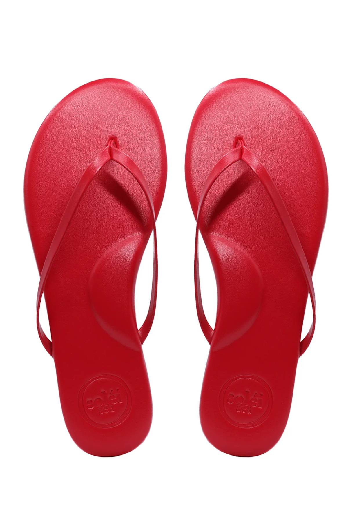 Indie Metallic Flip Flops Solei Sea