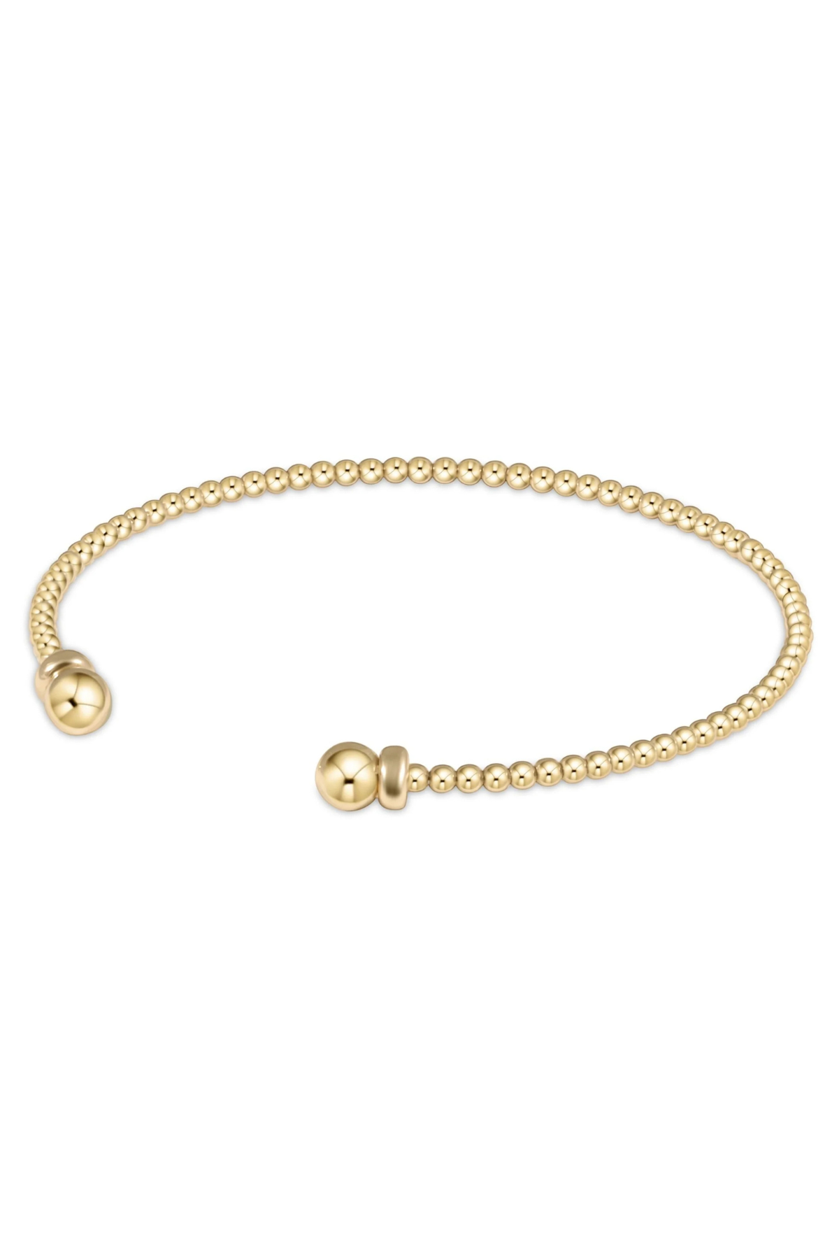 Classic Gold 2mm Bead Cuff - Gold | enewton enewton
