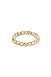 Classic Gold 3mm Bead Ring - Size 6 | enewton enewton