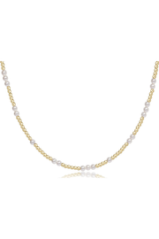 15" Choker Beaded - Hope Unwritten Pearl 3mm | enewton enewton