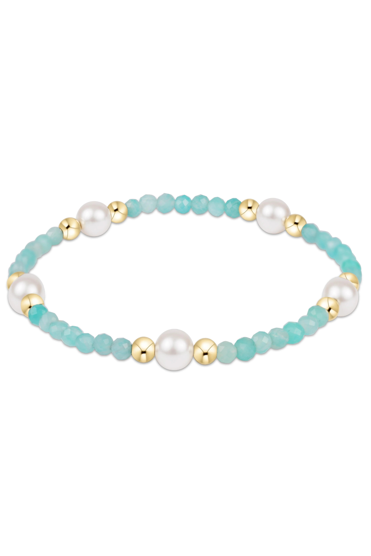 Purpose Pearl 6mm Gem Bracelet - Amazonite | enewton enewton