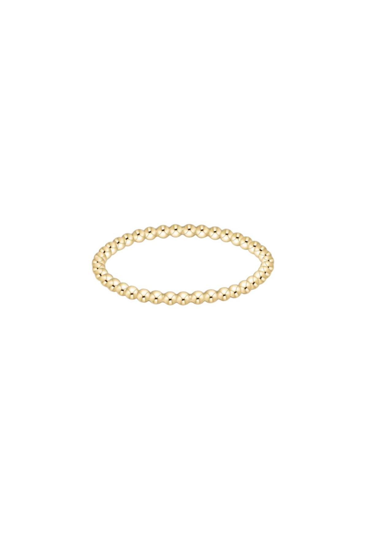 Classic Gold 1.5mm Bead Ring - Size 7 | enewton enewton