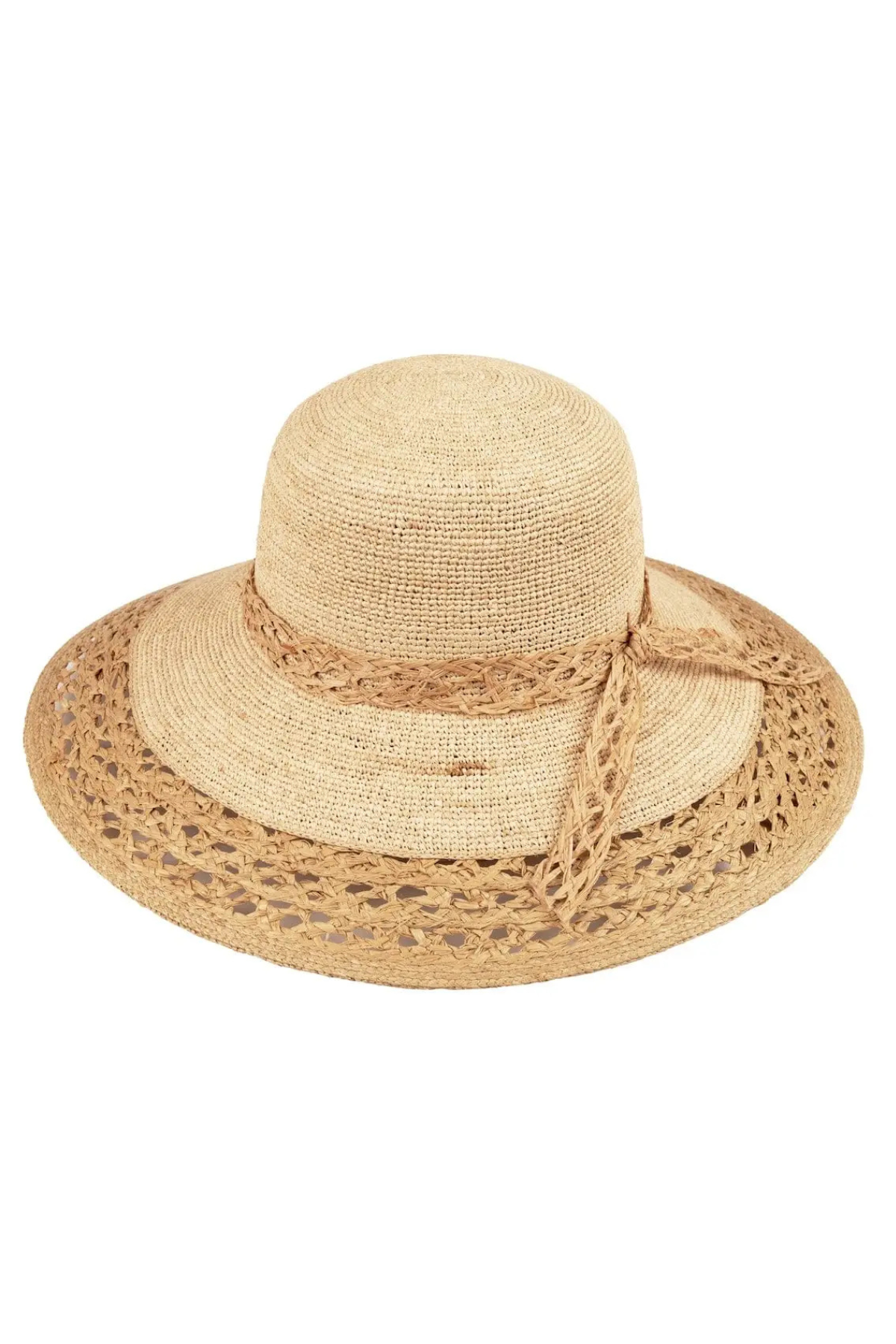 Raffia Cut Out Detail Sun Hat Mimi Wholesale