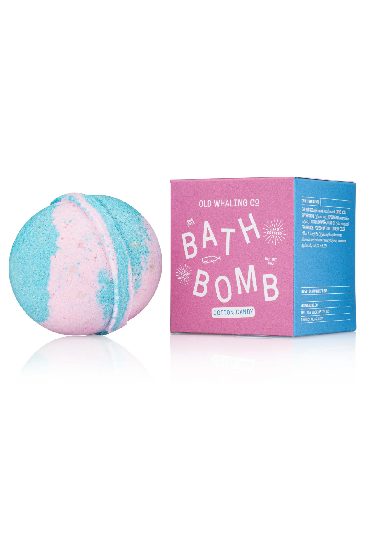 Cotton Candy Bath Bomb Old Whaling Company