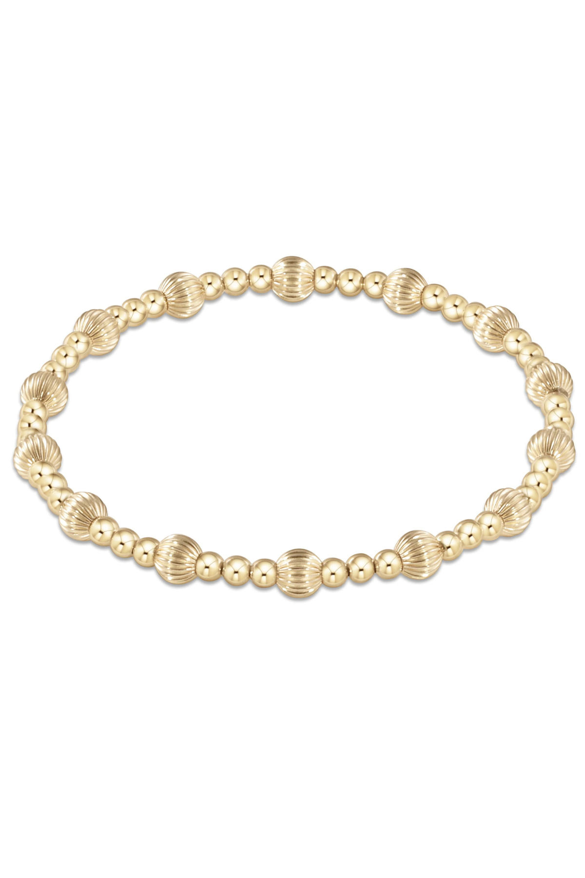 Extends Dignity Sincerity Gold 5mm Bracelet | enewton