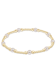 Purpose Pearl 4mm Gold Bracelet | enewton enewton