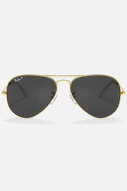 Aviator Large Metal Sunglasses in Gold/Black | Ray-Ban Ray-Ban