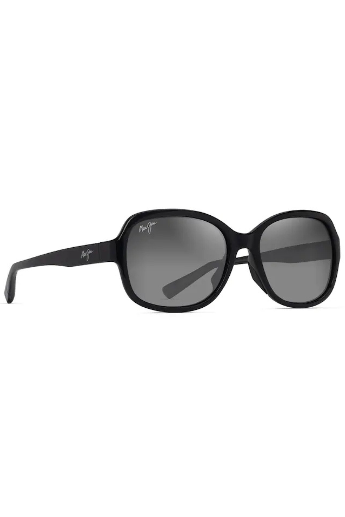 Hiluhilu Sunglasses in Shiny Black/Neutral Grey | Maui Jim Maui Jim