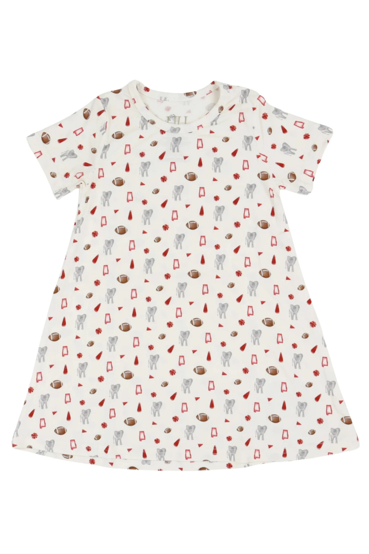 Girls Pom Bamboo Dress Hamner Hill