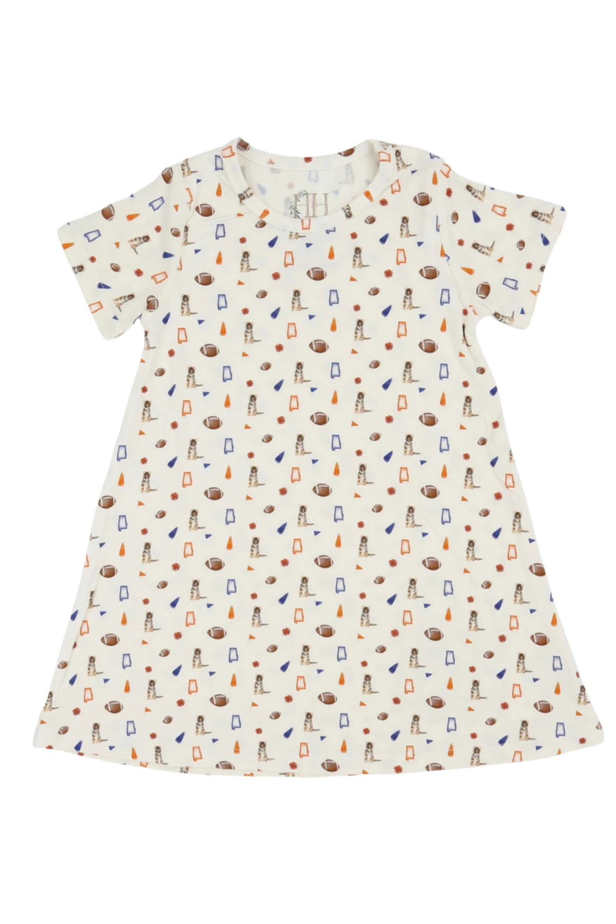 Girls Pom Bamboo Dress Hamner Hill