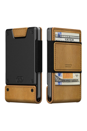 Executive Wallet in Tobacco Top Grain Leather & Dark Gunmetal Proof Wallets