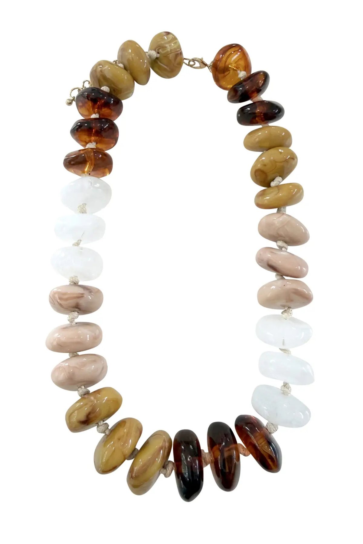 Delray Chunky Beaded Necklace Gemelli