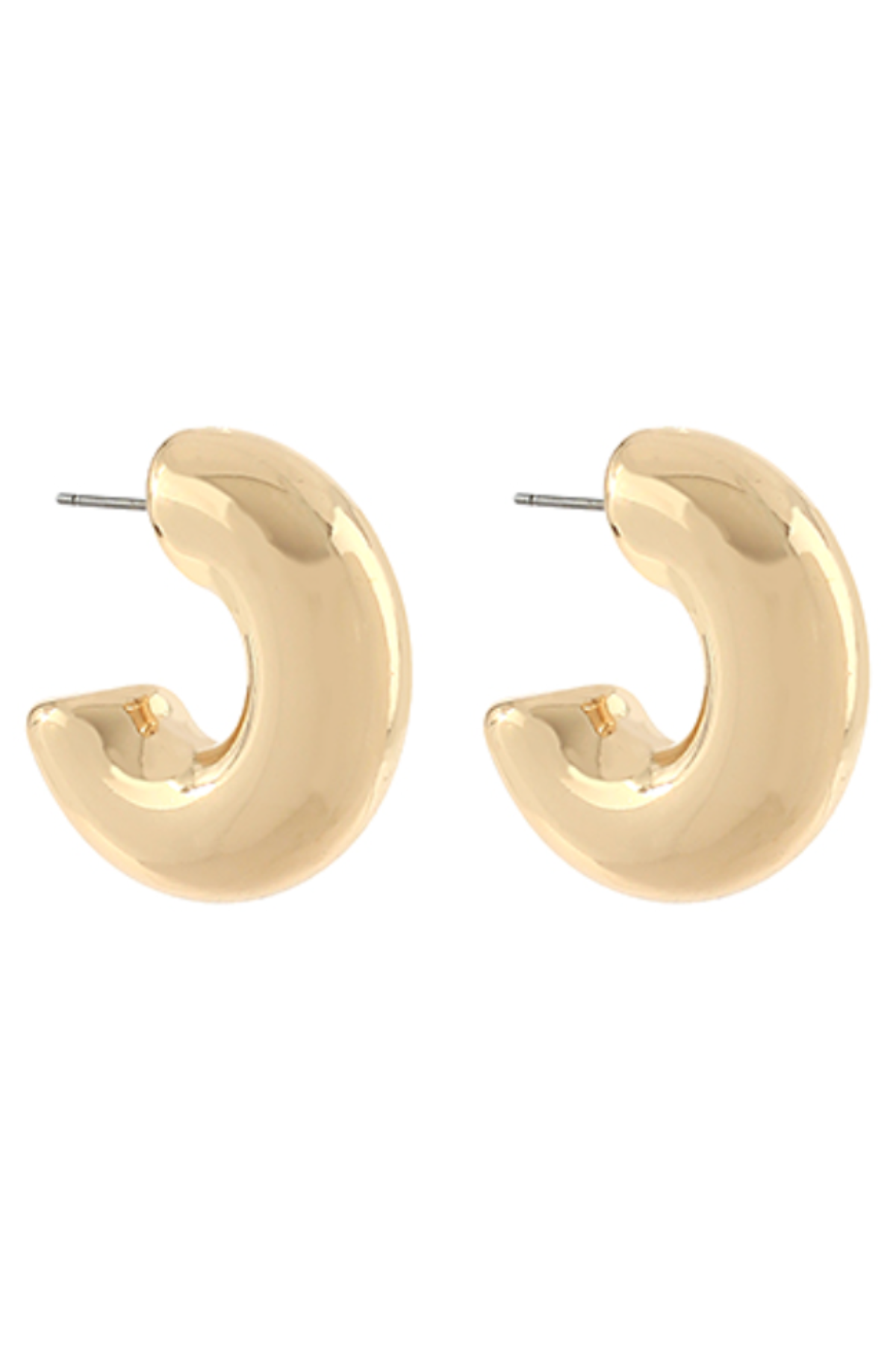 30mm Hollow Hoops in Gold Golden Stella