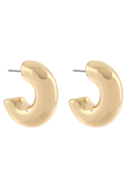 30mm Hollow Hoops in Gold Golden Stella