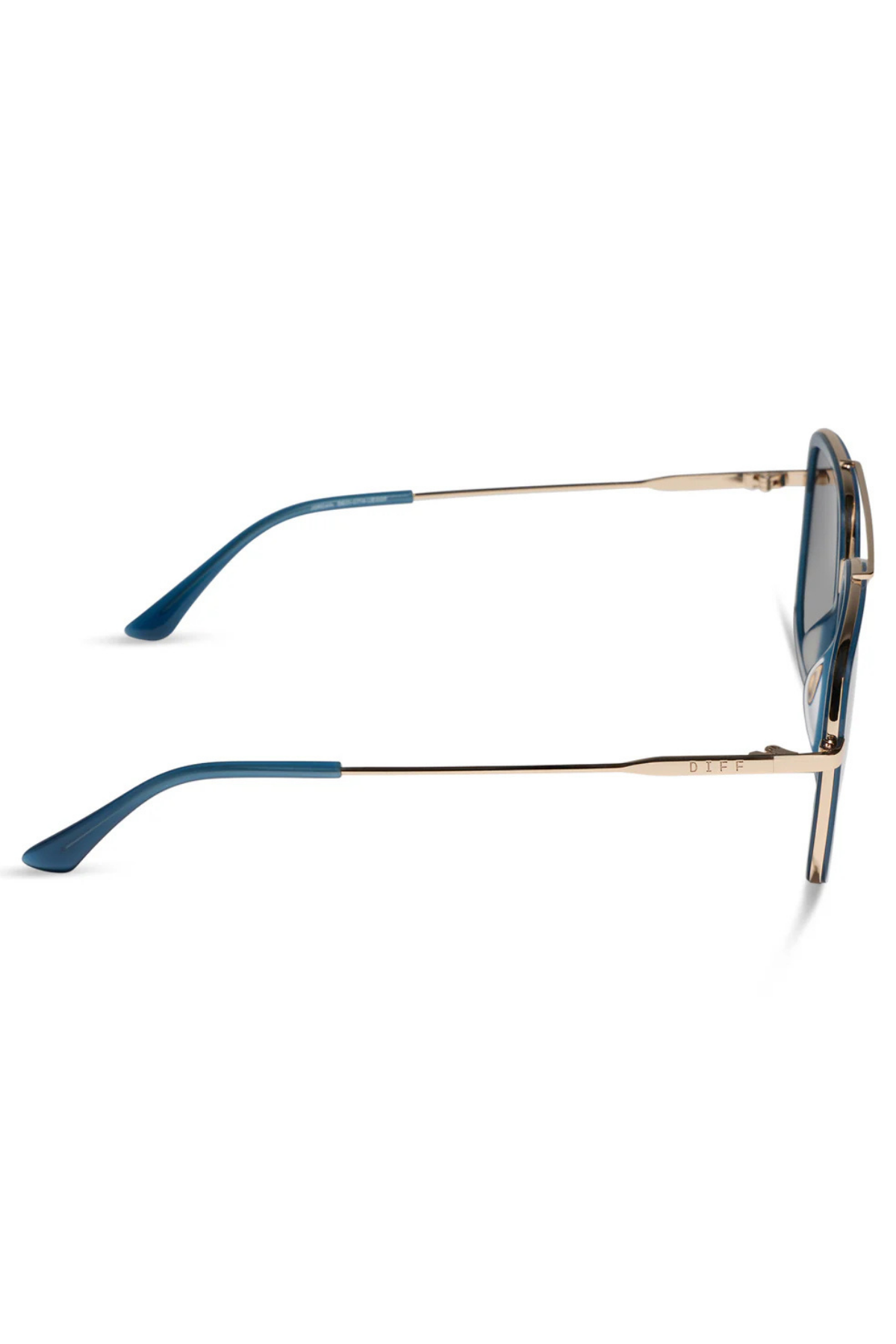 Jordon Clubhouse Navigator Sunglasses in Blue/Grey Gradient | Diff Eyewear Diff Eyewear