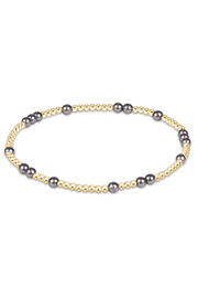 Hope Unwritten Pearl Dark Grey 3mm Bracelet | enewton enewton