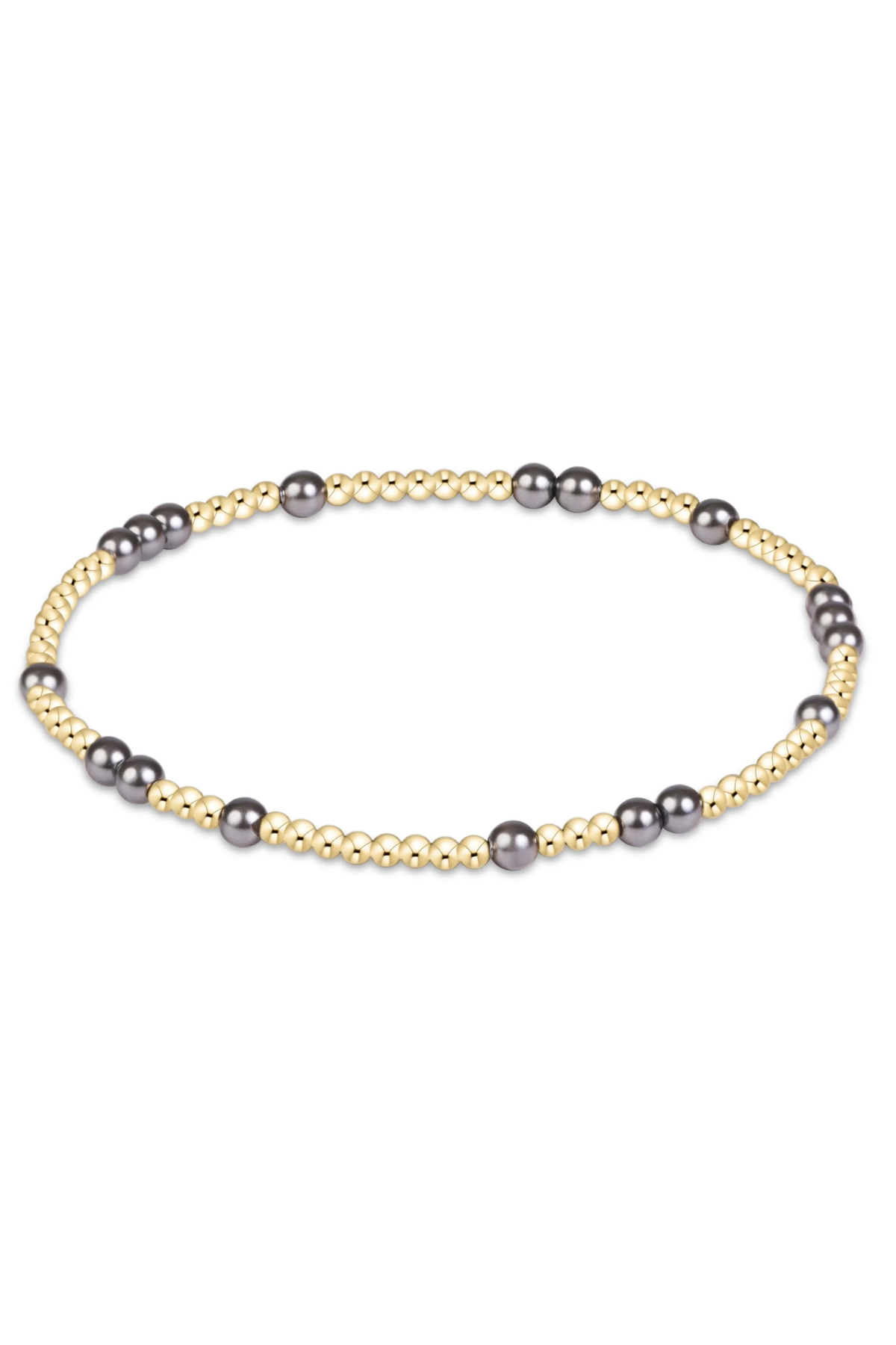 Hope Unwritten Pearl Dark Grey 3mm Bracelet | enewton enewton
