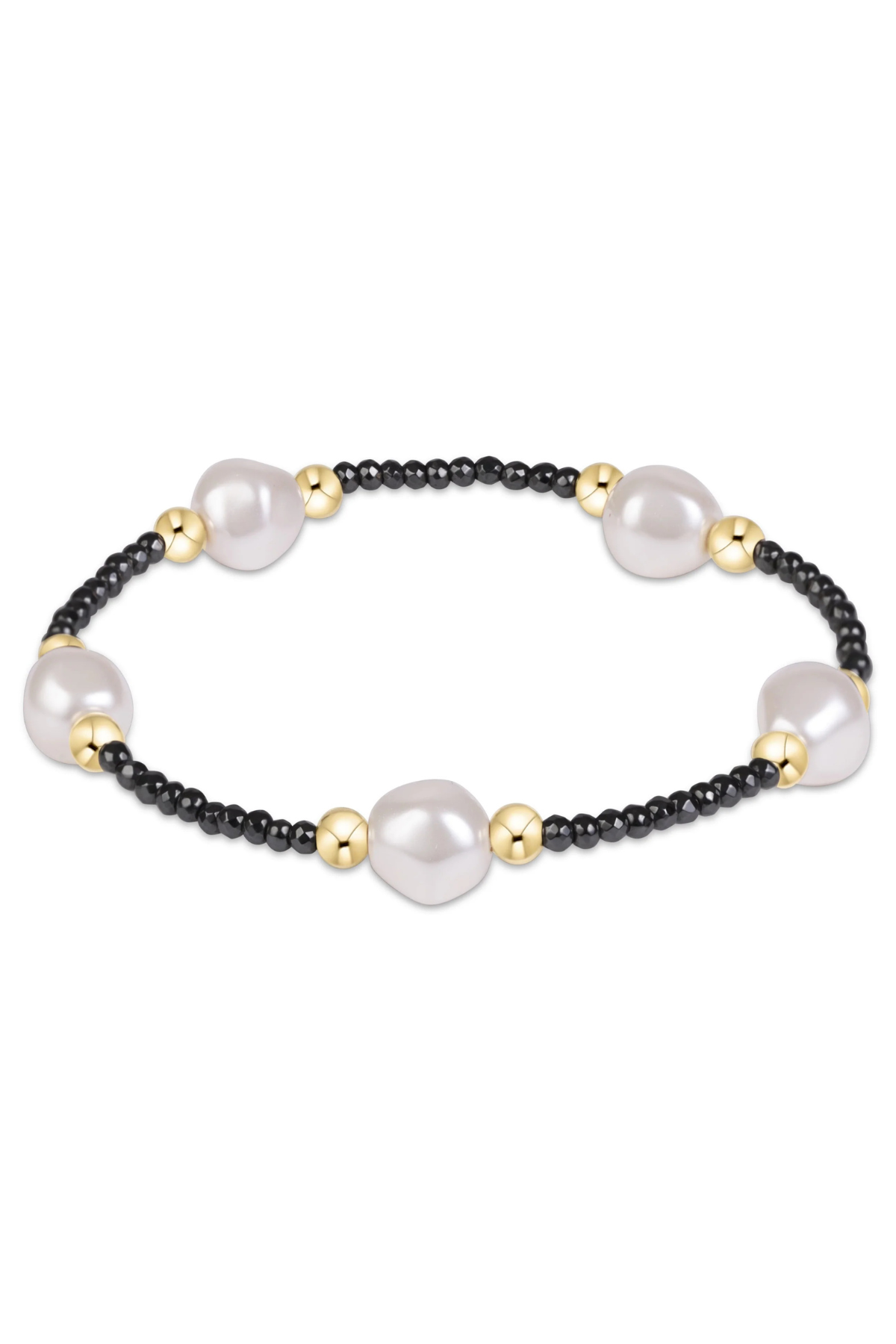 Purpose Admire Pearl 8mm Faceted Hematite Bracelet | enewton enewton
