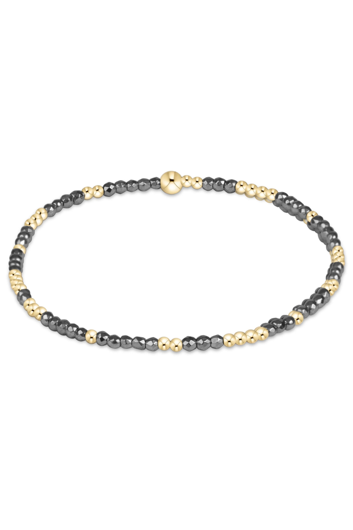 Extends Hope Unwritten Silver Faceted Hematite 2mm Bracelet | enewton enewton