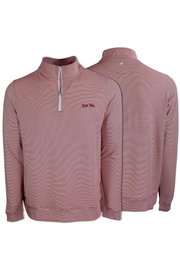 Men's Front Nine Quarter Zip - Roll Tide Striped | Tuskwear Tuskwear Collection