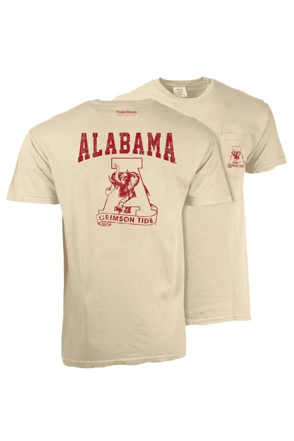 Alabama Vintage "A" Short Sleeve T-Shirt | Tuskwear Tuskwear Collection
