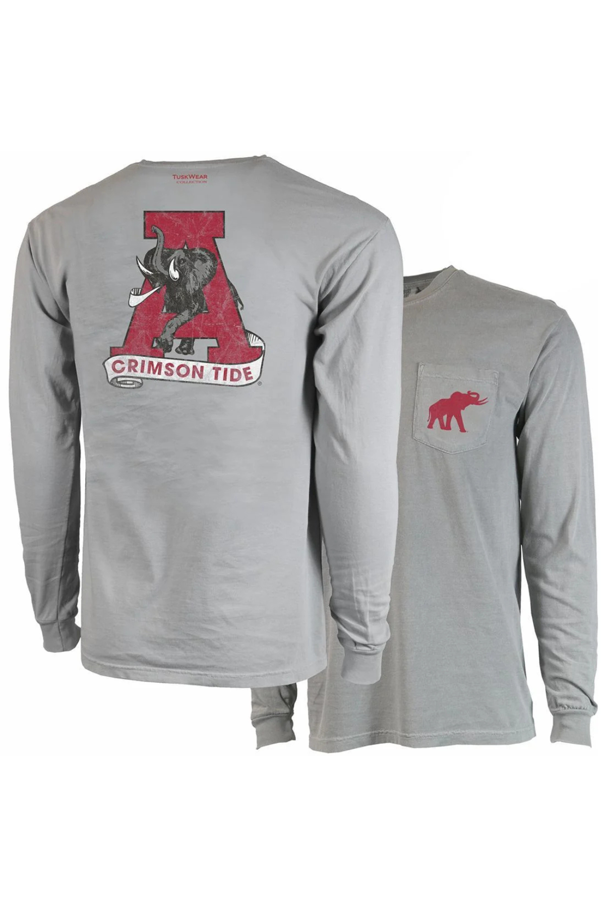 Distressed Vintage "A" Long Sleeve T-Shirt | Tuskwear Tuskwear Collection
