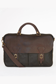 Waxed Leather Briefcase | Barbour Barbour