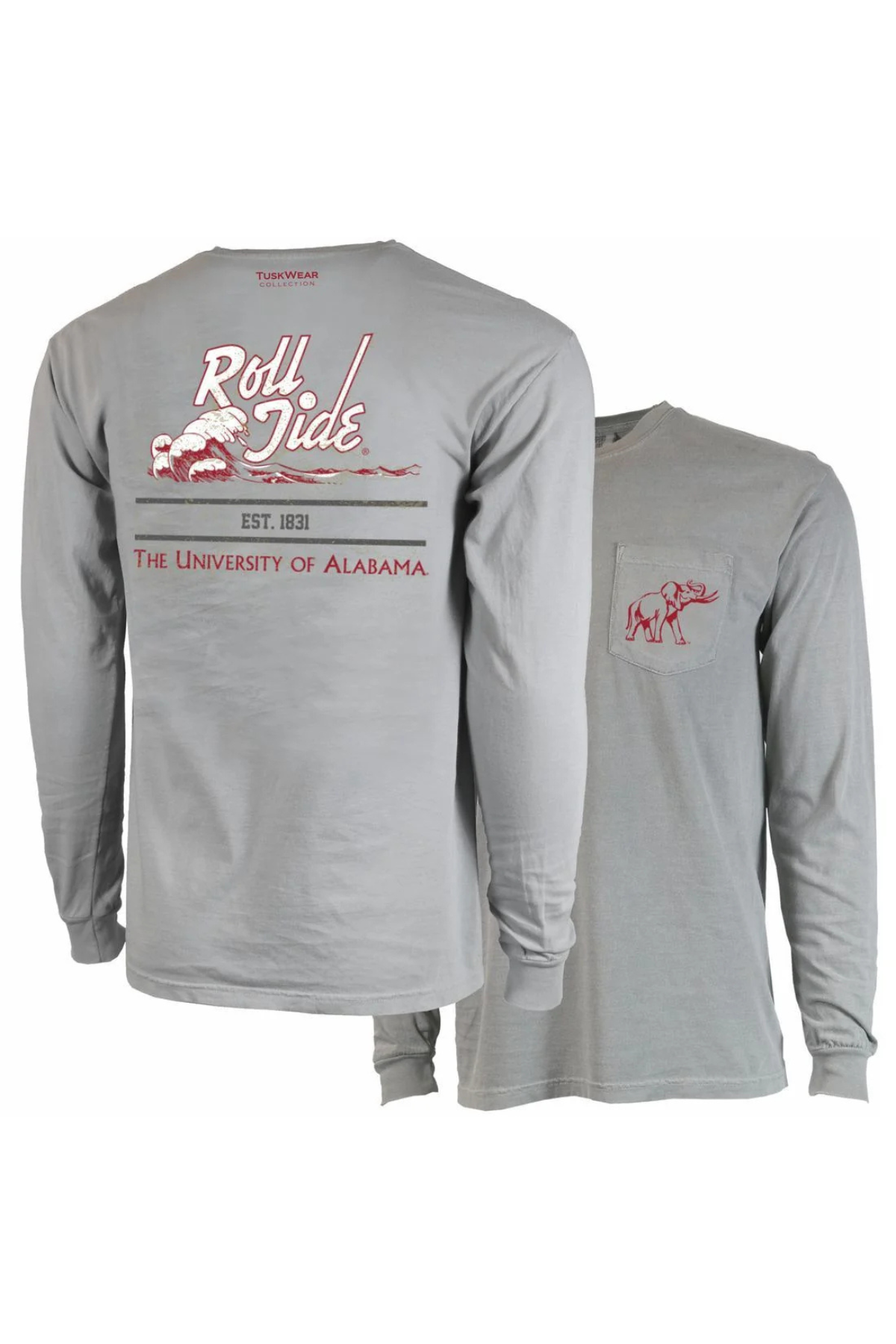 Roll Tide Wave UA Long Sleeve T-Shirt | Tuskwear Tuskwear Collection