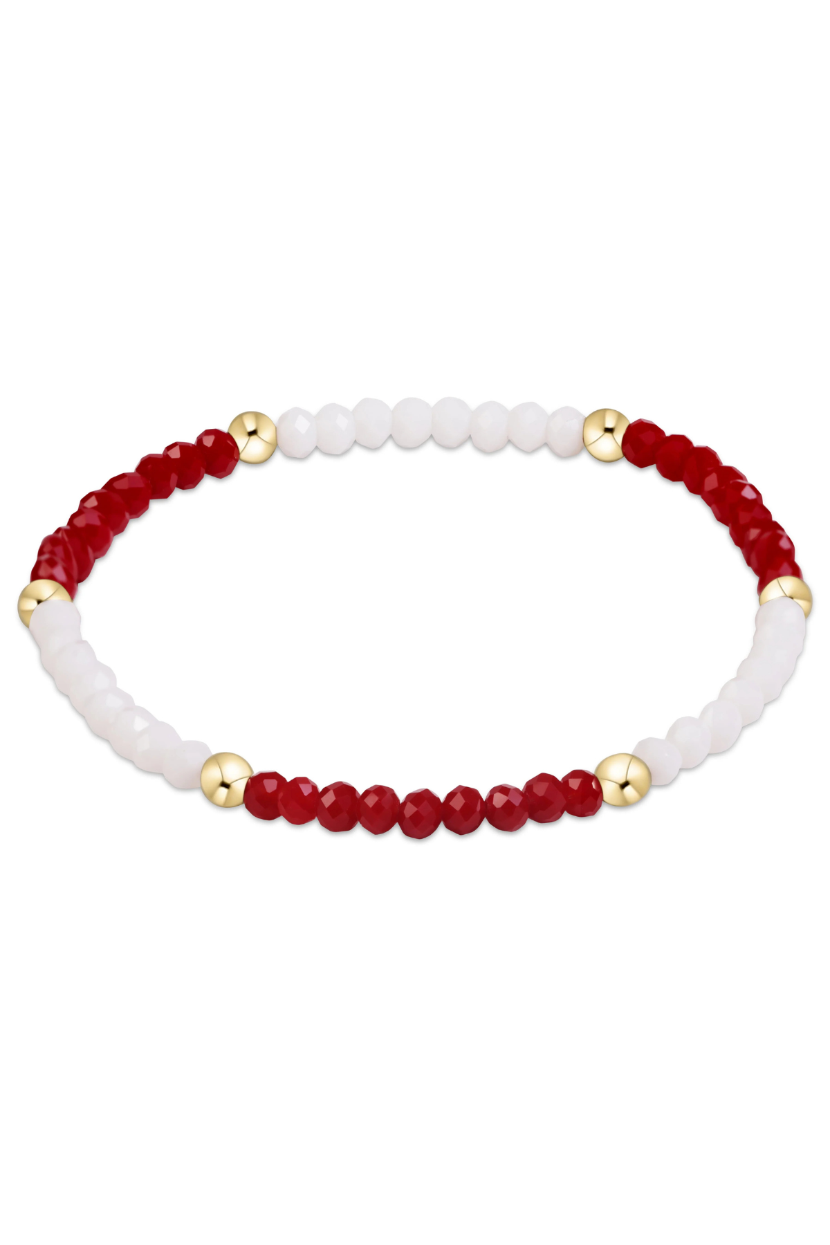 Gameday Flirty Presence Bracelet - Crimson/White | enewton enewton