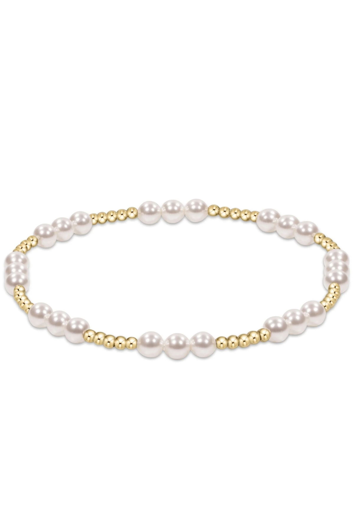 Joy Pearl 4mm Bracelet - Gold | enewton enewton