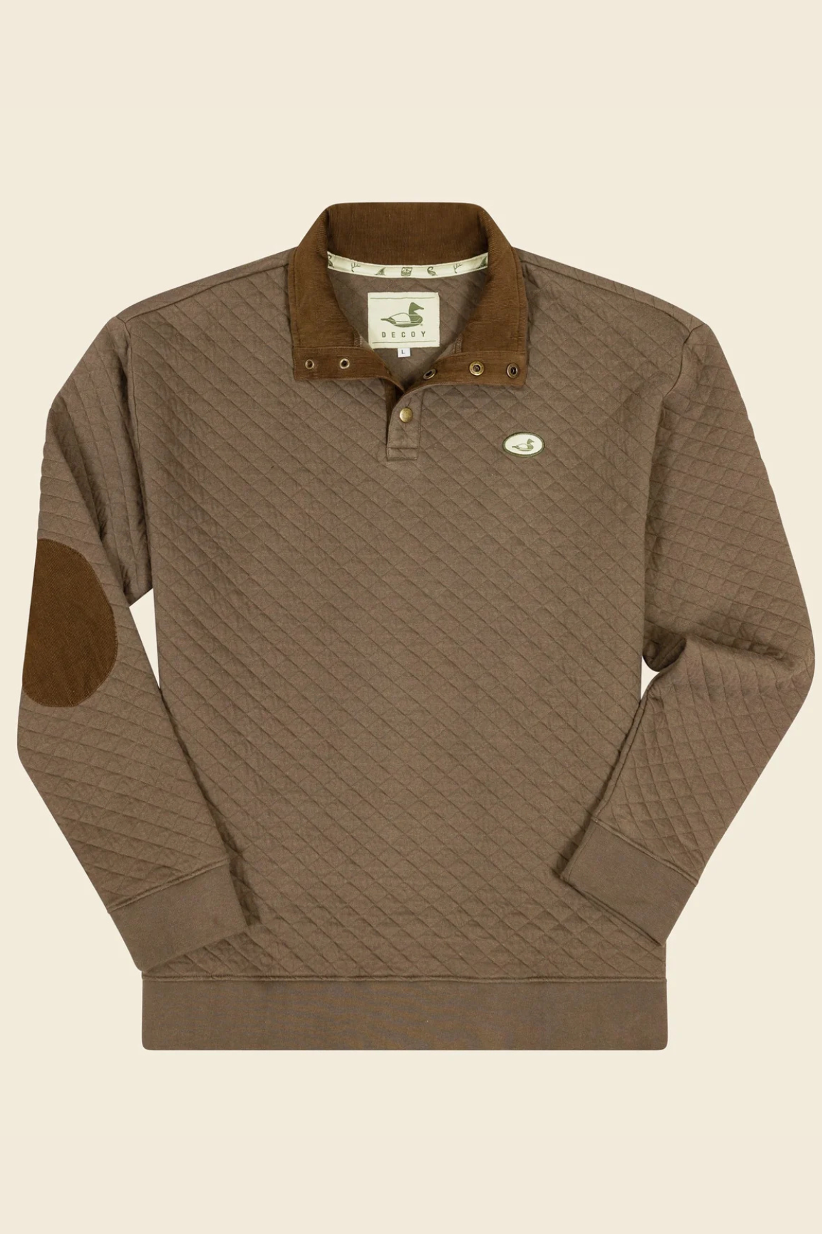 Men's Tryon Quilted Henley Decoy Apparel