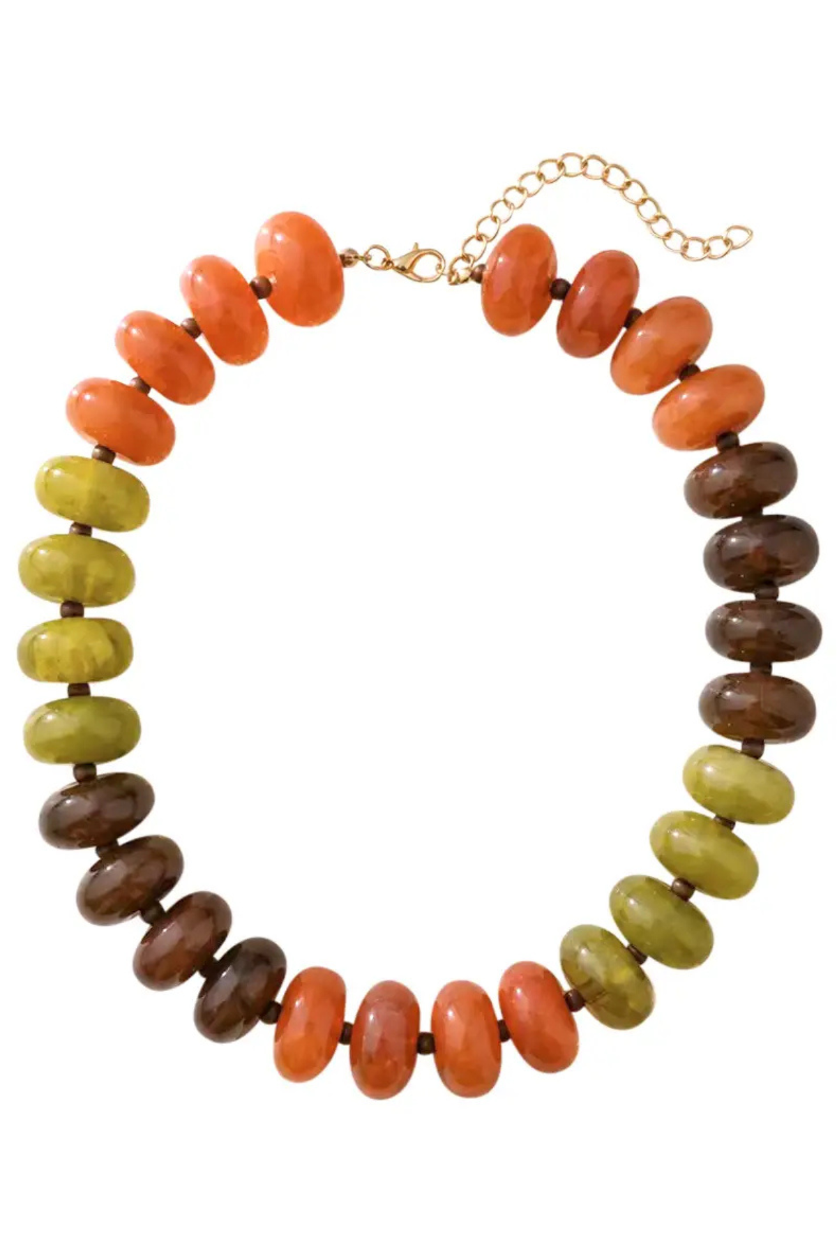 Carissa Chunky Beaded Necklace Gemelli