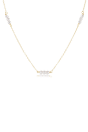 15" Choker Joy Simplicity Chain Gold - Pearl 3mm | enewton enewton