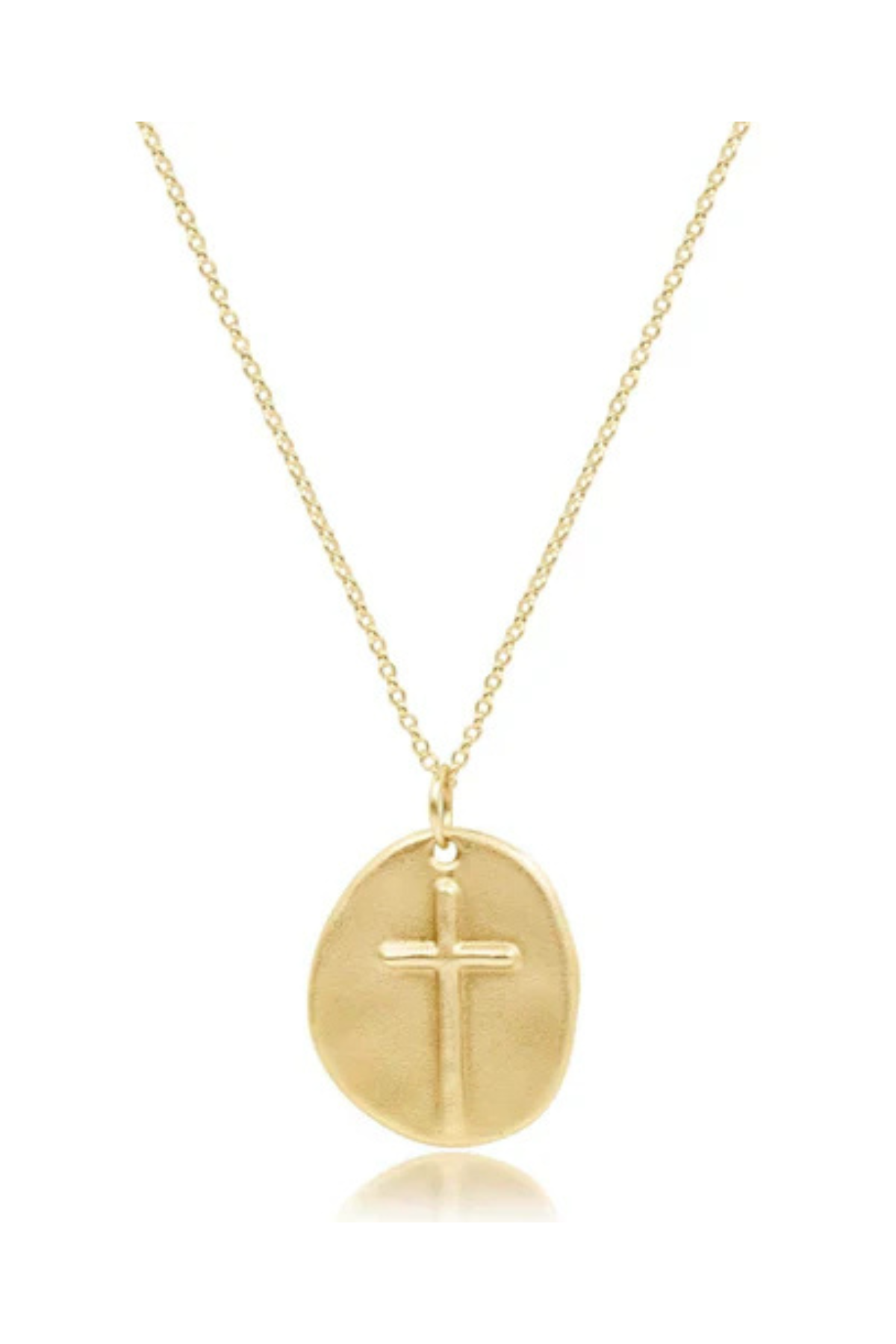 16" Necklace Gold - Inspire Charm | enewton