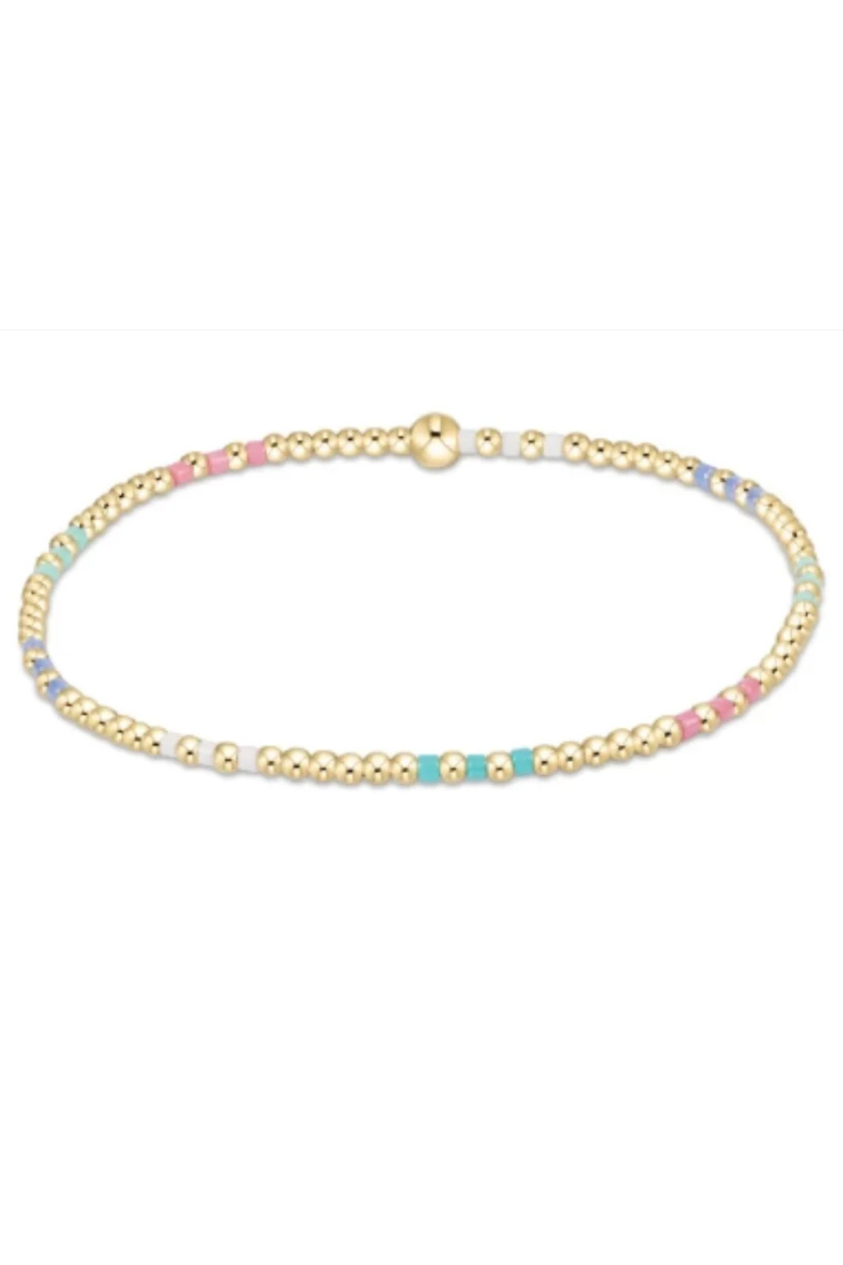 Hope Joy Pattern 2mm Bead Bracelet - Hot Mess Spring Summer 25 | enewton