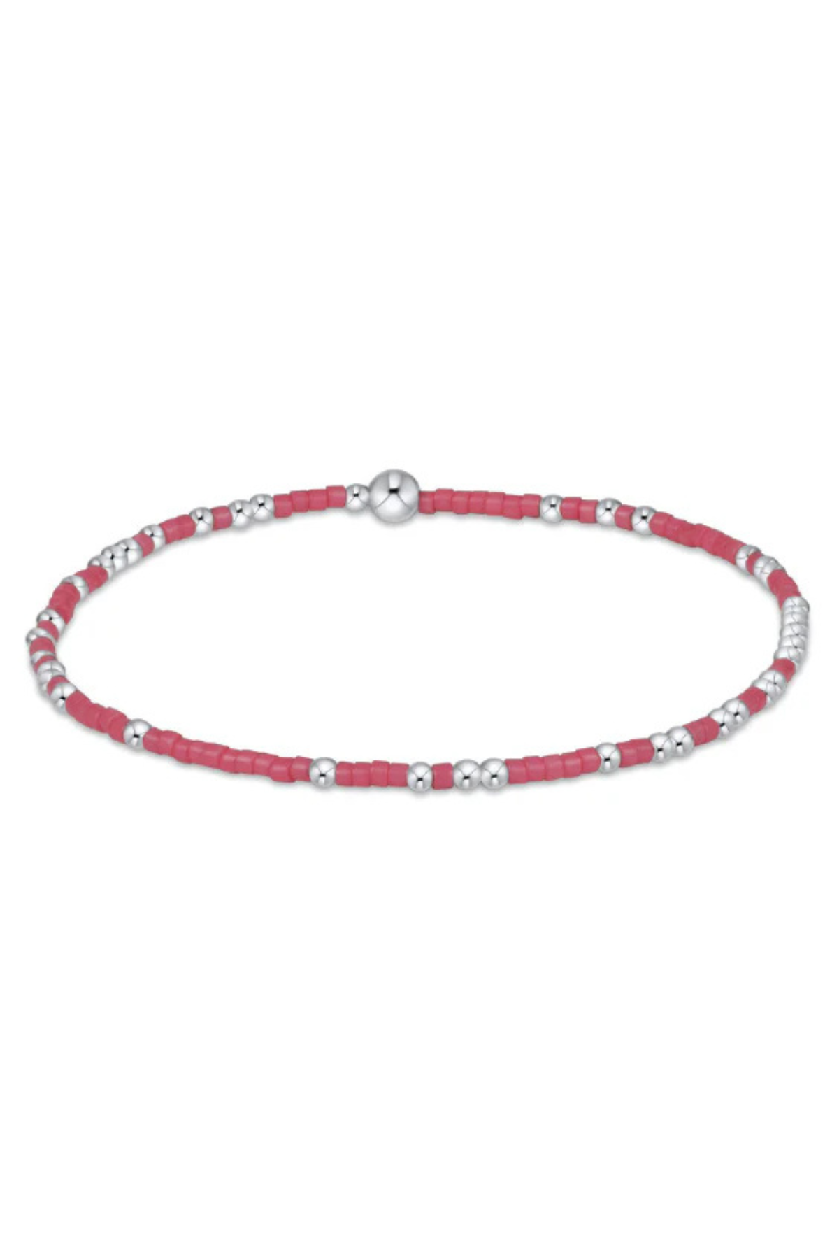 Hope Unwritten Sterling Silver Bracelet - Bright Pink | enewton