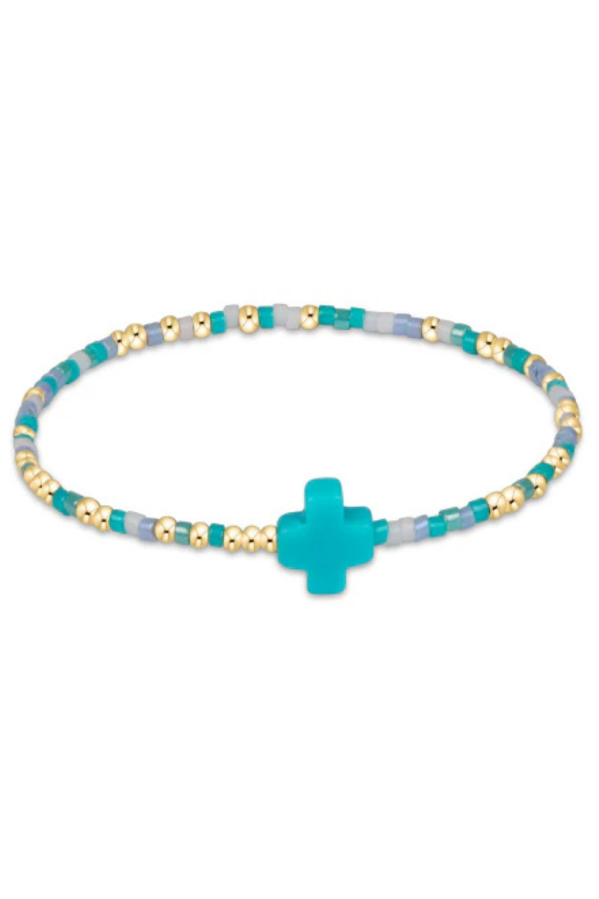 eGirl Hope Unwritten Sig Cross Bracelet - Man, I Teal Like a Woman | enewton