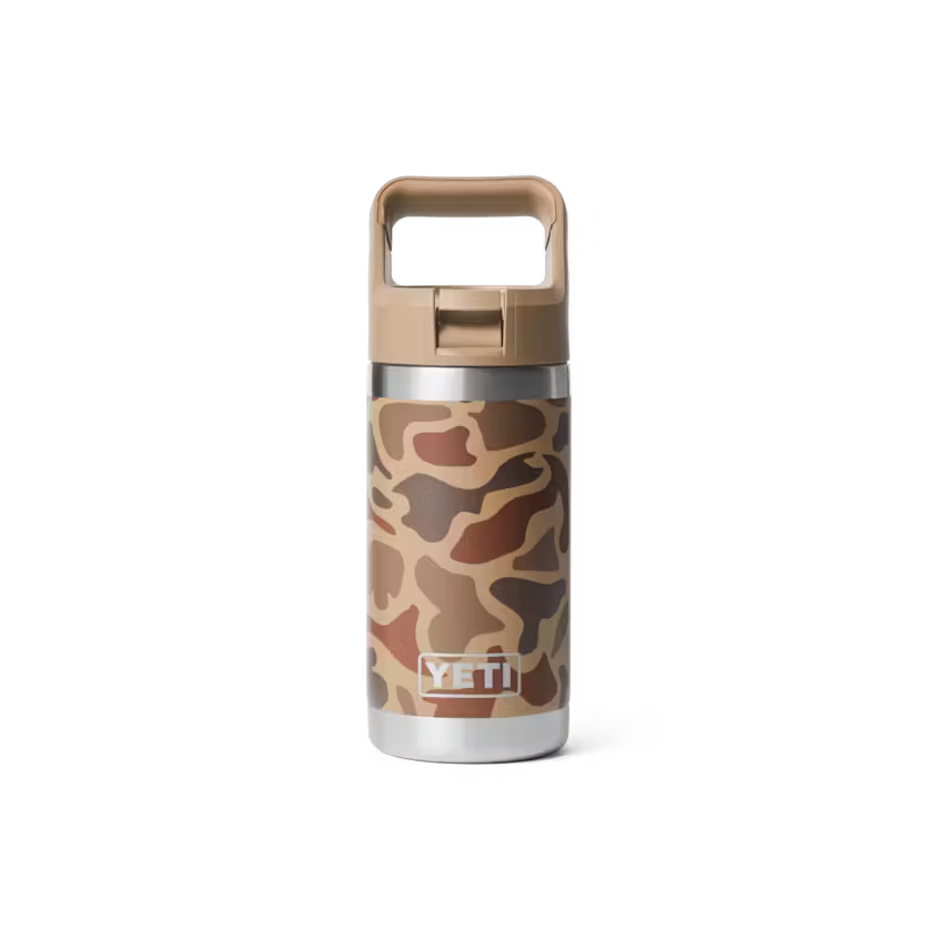 Yeti Rambler Jr 12oz Kids Water Bottle in Wetlands Camo Yeti Coolers