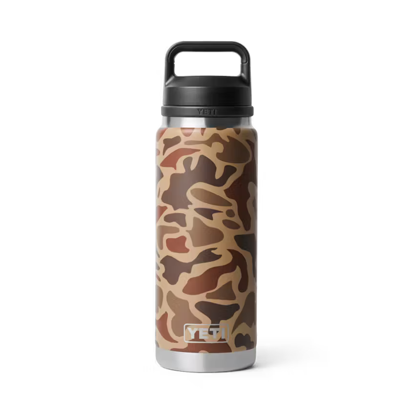 Yeti Rambler 26oz Water Bottle in Wetlands Camo Yeti Coolers