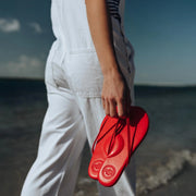 Indie Metallic Flip Flops Solei Sea