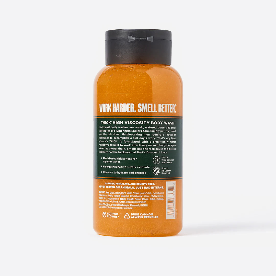 Thick High Viscosity Body Wash – Bourbon Oak Barrel