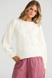 Petals Knit Sweater Talisman