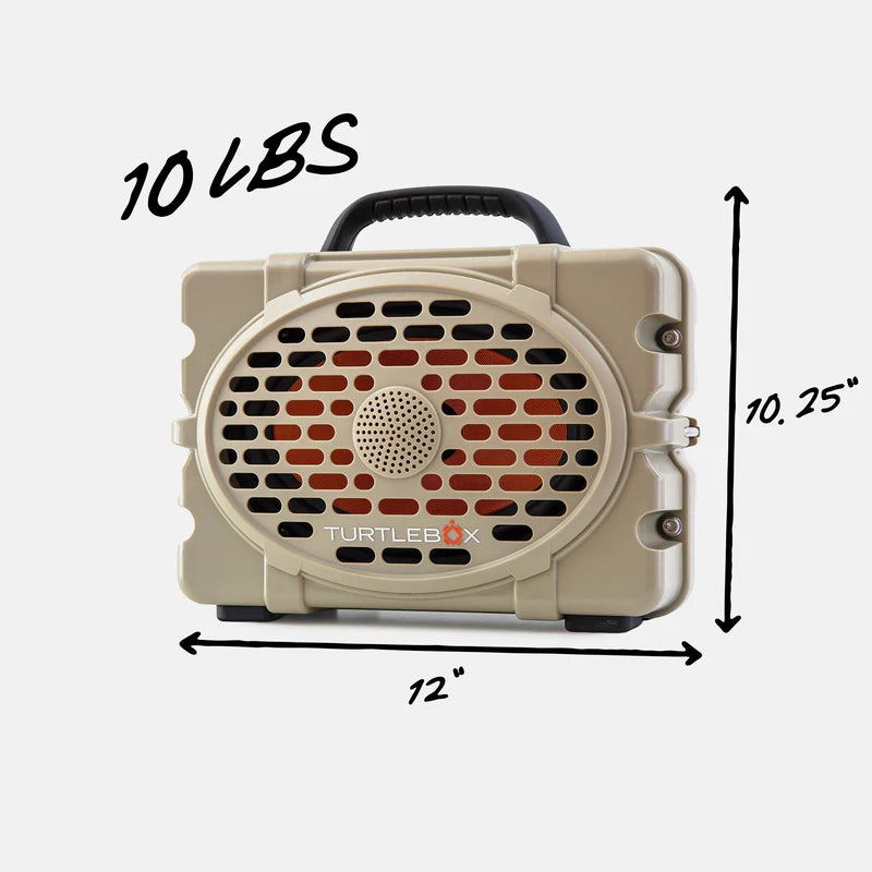 Turtlebox Gen 3 Speaker - Tan/Black Turtlebox Audio