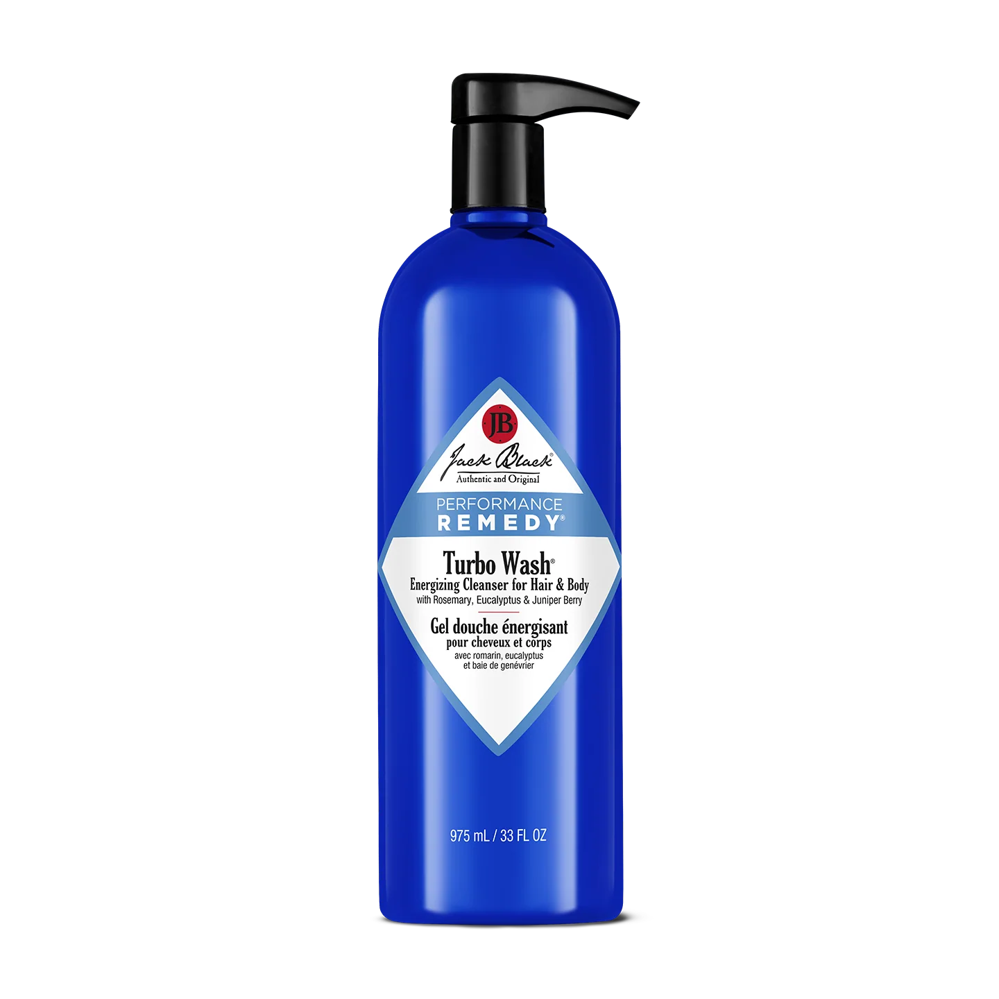 Turbo Wash® Energizing Cleanser for Hair & Body 32oz Jack Black